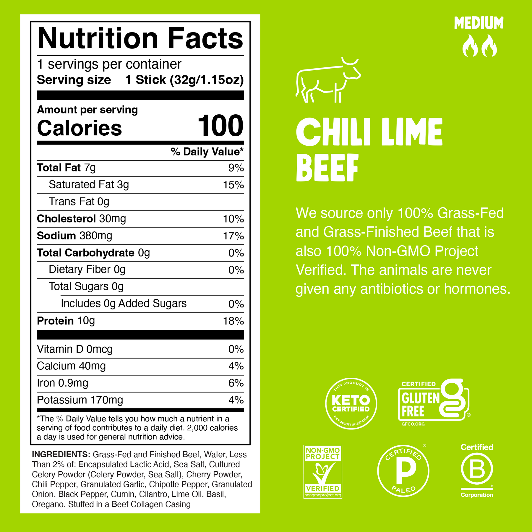 Chili Lime Beef - Fresh Ready